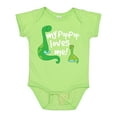 thumbnail image 1 of Inktastic My Pop Pop Loves Me Dinosaur Boys or Girls Baby Bodysuit, 1 of 5