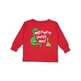 thumbnail image 1 of Inktastic My Pop Pop Loves Me Dinosaur Boys or Girls Long Sleeve Toddler T-Shirt, 1 of 5