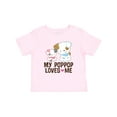 thumbnail image 1 of Inktastic My Pop Pop Loves Me Granddaughter Puppy Girls Baby T-Shirt, 1 of 5