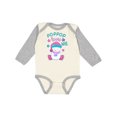 thumbnail image 1 of Inktastic My Pop Pop Loves Me- cute snow baby Boys or Girls Long Sleeve Baby Bodysuit, 1 of 5