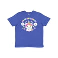 thumbnail image 1 of Inktastic My Pop Pop Loves Me with Cute Rainbow Unicorn Youth T-Shirt, 1 of 5