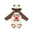 thumbnail image 1 of Inktastic My Poppop Loves Me Boys or Girls Long Sleeve Baby Bodysuit, 1 of 5