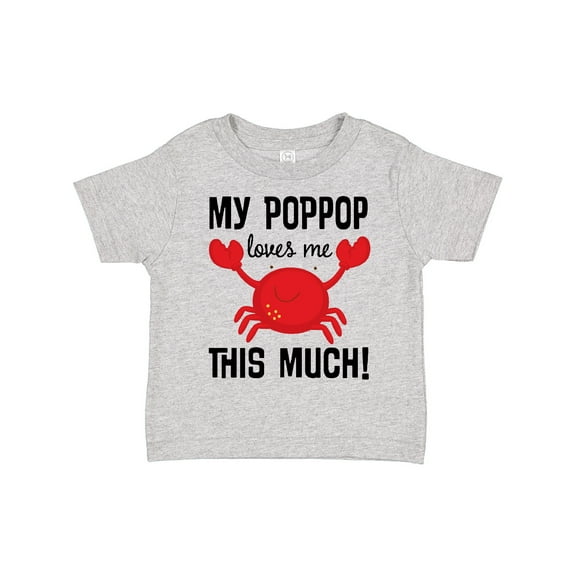 Inktastic My Poppop Loves Me Boys or Girls Toddler T-Shirt