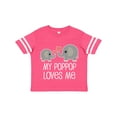 thumbnail image 1 of Inktastic My Poppop Loves Me Grandkids Boys or Girls Toddler T-Shirt, 1 of 5