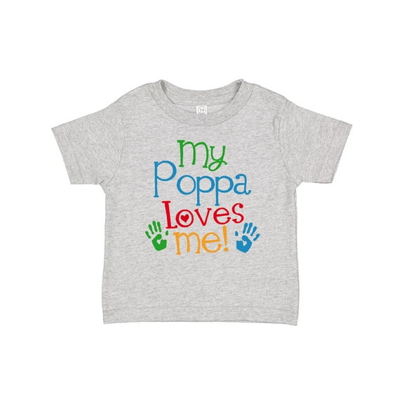 Inktastic My Poppa Loves Me Boys or Girls Baby T-Shirt