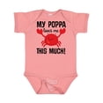 thumbnail image 1 of Inktastic My Poppa Loves Me Childs Crab Boys or Girls Baby Bodysuit, 1 of 5