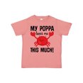 thumbnail image 1 of Inktastic My Poppa Loves Me Childs Crab Boys or Girls Toddler T-Shirt, 1 of 5