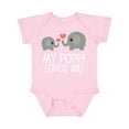 thumbnail image 1 of Inktastic My Poppi Grandpa Loves Me Boys or Girls Baby Bodysuit, 1 of 5
