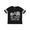 thumbnail image 1 of Inktastic My Poppi Grandpa Loves Me Boys or Girls Toddler T-Shirt, 1 of 5