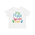 thumbnail image 1 of Inktastic My Poppi Loves Me Gift Boys or Girls Toddler T-Shirt, 1 of 5