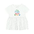 thumbnail image 1 of Inktastic My Poppi Loves Me Girls Baby Dress, 1 of 5