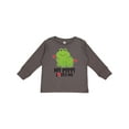 thumbnail image 1 of Inktastic My Poppi Loves Me Grandson Frog Boys Long Sleeve Toddler T-Shirt, 1 of 5