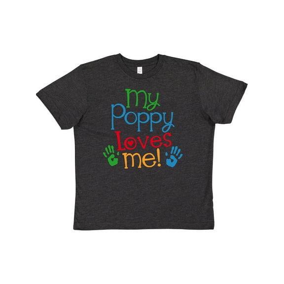 Inktastic My Poppy Loves Me Gift Youth T-Shirt