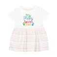 thumbnail image 1 of Inktastic My Poppy Loves Me Girls Baby Dress, 1 of 5