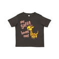 thumbnail image 1 of Inktastic My Safta Loves Me- Cute Giraffe Boys or Girls Toddler T-Shirt, 1 of 5