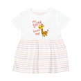 thumbnail image 1 of Inktastic My Safta Loves Me Cute Giraffe Girls Baby Dress, 1 of 5