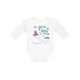 thumbnail image 1 of Inktastic My Safta Loves Me- cute polar bears Boys or Girls Long Sleeve Baby Bodysuit, 1 of 5
