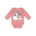 thumbnail image 1 of Inktastic My Safta Loves Me- cute polar bears Boys or Girls Long Sleeve Baby Bodysuit, 1 of 5