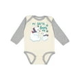 thumbnail image 1 of Inktastic My Safta Loves Me- cute polar bears Boys or Girls Long Sleeve Baby Bodysuit, 1 of 5