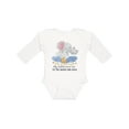 thumbnail image 1 of Inktastic My Safta Loves Me to the Moon and Back Elephant Family Boys or Girls Long Sleeve Baby Bodysuit, 1 of 5