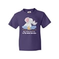 thumbnail image 1 of Inktastic My Safta Loves me to the Moon and Back Elephant Family Youth T-Shirt, 1 of 5