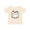 thumbnail image 1 of Inktastic My Second Christmas Santa with Candy Canes Boys or Girls Baby T-Shirt, 1 of 5