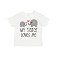 thumbnail image 1 of Inktastic My Sister Loves Me Boys or Girls Toddler T-Shirt, 1 of 5