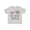 thumbnail image 1 of Inktastic My Sister Loves Me Boys or Girls Toddler T-Shirt, 1 of 5