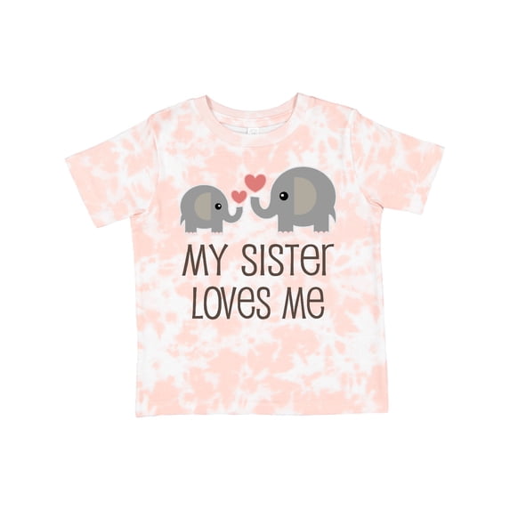 Inktastic My Sister Loves Me Boys or Girls Toddler T-Shirt