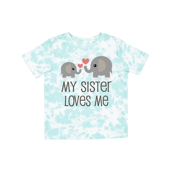 Inktastic My Sister Loves Me Boys or Girls Toddler T-Shirt