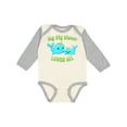 thumbnail image 1 of Inktastic My Sister Loves Me- Cute Narwhal Boys or Girls Long Sleeve Baby Bodysuit, 1 of 5