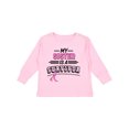 thumbnail image 1 of Inktastic My Sister is a Survivor Breast Cancer Awareness Boys or Girls Long Sleeve Toddler T-Shirt, 1 of 5