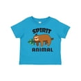thumbnail image 1 of Inktastic My Spirit Animal is a Sloth with Sloth Illustration Boys or Girls Toddler T-Shirt, 1 of 5