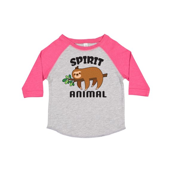 Inktastic My Spirit Animal is a Sloth with Sloth Illustration Boys or Girls Toddler T-Shirt