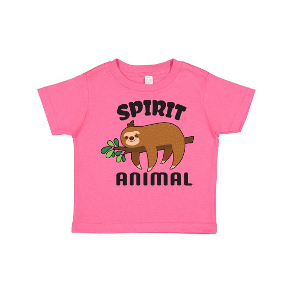 Inktastic My Spirit Animal is a Sloth with Sloth Illustration Boys or Girls Toddler T-Shirt