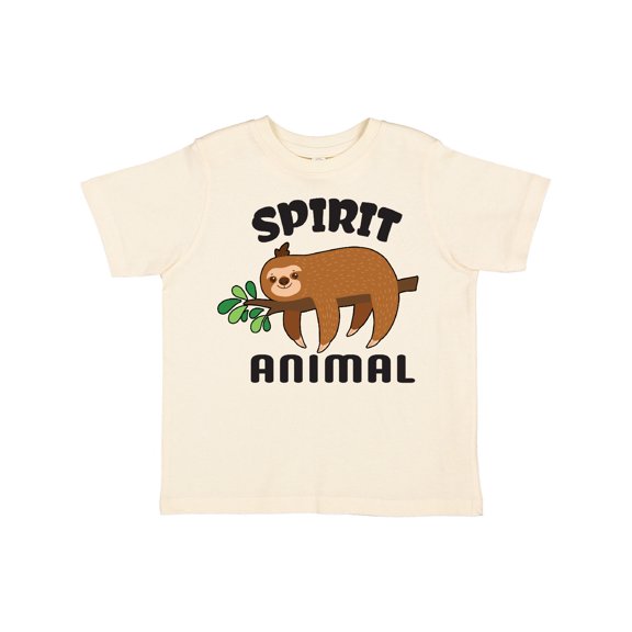Inktastic My Spirit Animal is a Sloth with Sloth Illustration Boys or Girls Toddler T-Shirt