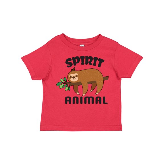Inktastic My Spirit Animal is a Sloth with Sloth Illustration Boys or Girls Toddler T-Shirt