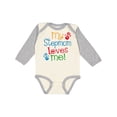 thumbnail image 1 of Inktastic My Stepmom Loves Me Boys or Girls Long Sleeve Baby Bodysuit, 1 of 5
