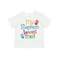 thumbnail image 1 of Inktastic My Stepmom Loves Me Boys or Girls Toddler T-Shirt, 1 of 5