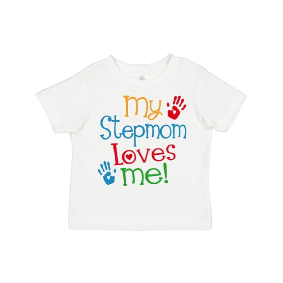 Inktastic My Stepmom Loves Me Boys or Girls Toddler T-Shirt