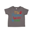 thumbnail image 1 of Inktastic My Stepmom Loves Me Boys or Girls Toddler T-Shirt, 1 of 5