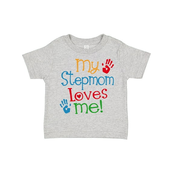 Inktastic My Stepmom Loves Me Boys or Girls Toddler T-Shirt