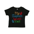 thumbnail image 1 of Inktastic My Stepmom Loves Me Boys or Girls Toddler T-Shirt, 1 of 5