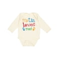 thumbnail image 1 of Inktastic My Tia Loves Me Boys or Girls Long Sleeve Baby Bodysuit, 1 of 5