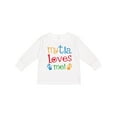 thumbnail image 1 of Inktastic My Tia Loves Me Boys or Girls Long Sleeve Toddler T-Shirt, 1 of 5