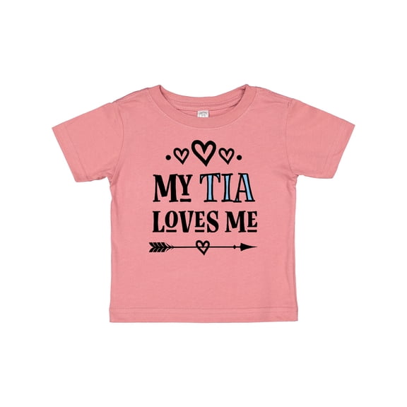 Inktastic My Tia Loves Me Childs Girls Baby T-Shirt