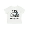 thumbnail image 1 of Inktastic My Tia Loves Me Childs Girls Toddler T-Shirt, 1 of 5