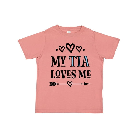 Inktastic My Tia Loves Me Childs Girls Toddler T-Shirt