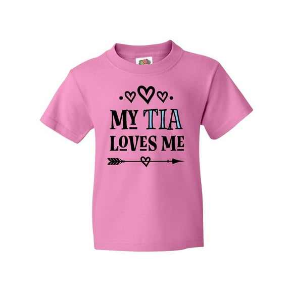 Inktastic My Tia Loves Me Childs Youth T-Shirt