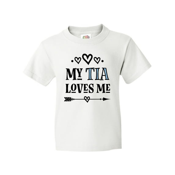 Inktastic My Tia Loves Me Childs Youth T-Shirt